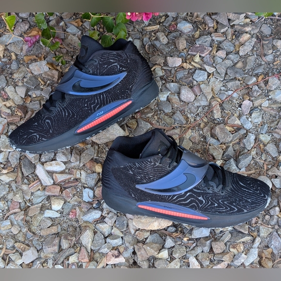 Nike KD 14 "Black Laser Crimson" - Men's Size 14 - Gently Used - DC9379-001 - Picture 1 of 12